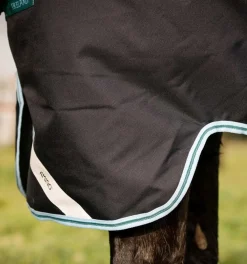 Horseware Ireland Amigo 1200D Plus 250gr - Navy/Aqua/Turquoise< Regndekken