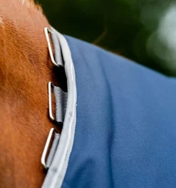 Horseware Ireland Amigo 1200D Plus 400gr - Navy/Titanium< Regndekken