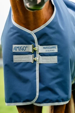 Horseware Ireland Amigo Ripstop 900D 50g - Navy/Titanium Grey< Regndekken