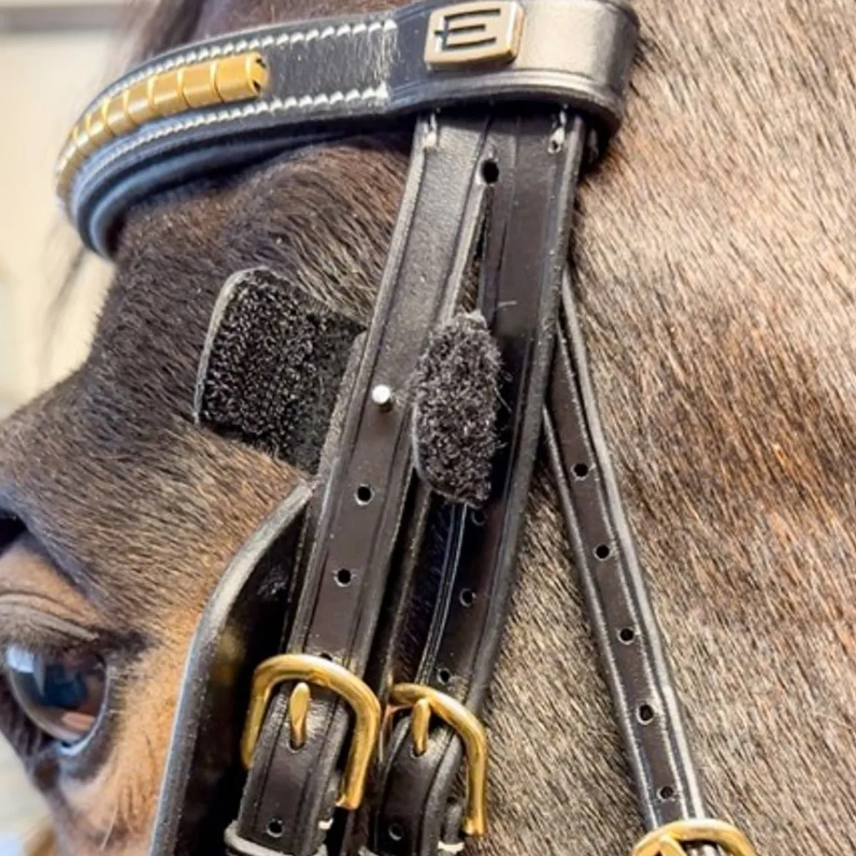 By Equalityline Fokus Sidestykker - Brun & Sort< Tilbehør Til Hodelag