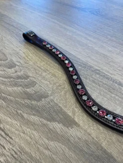 By Equalityline Pannebånd Rosa/Hvit Krystall - Sølv< Pannebånd