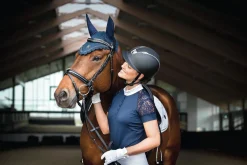 Equipage Brooke kortermet stevneskjorte Navy< Stevneskjorter