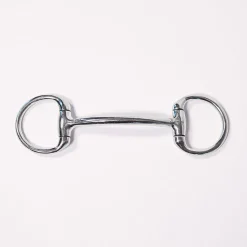 Skoies Harmony anatomisk rett trinsebitt m/eggbutt ringer -12 mm tykkel< Muffebitt