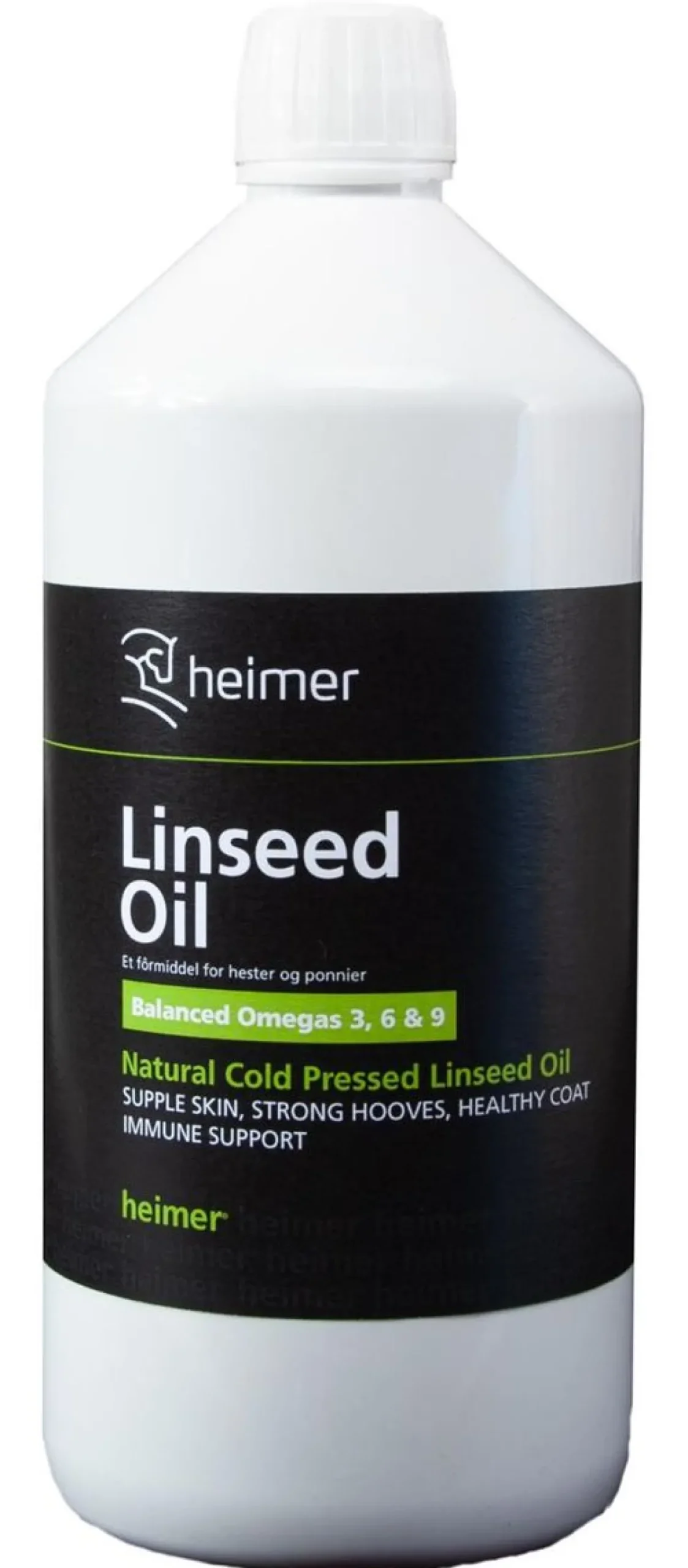 Heimer Linfrø olje< Tilskudd Til Hud/pels & Hov