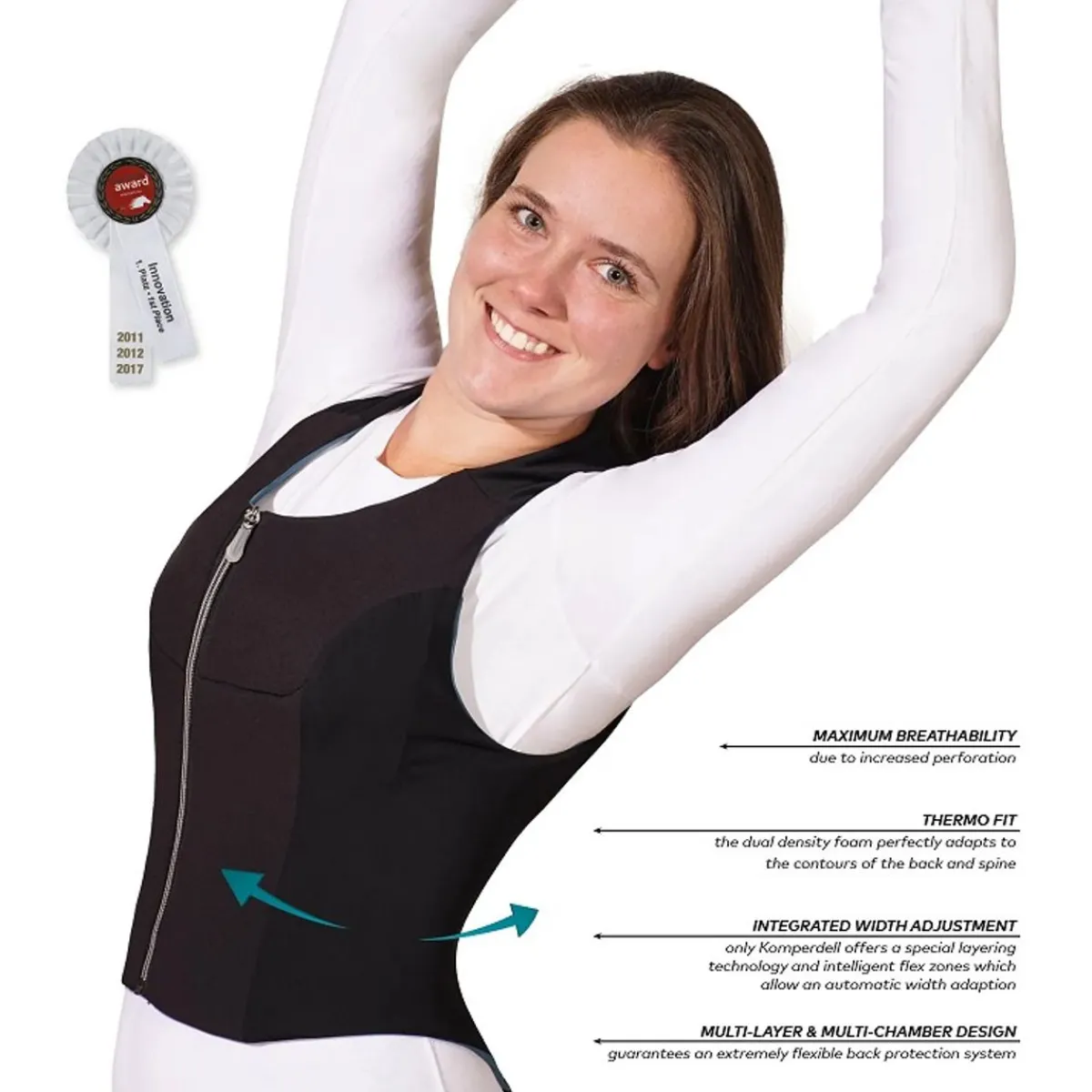 Komperdell Flex Fit Slim Dame< Sikkerhetsvest Til Voksen