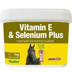 NAF Vitamin E & Selenium Plus -1kg< Tilskudd Til Ledd/muskler/sener