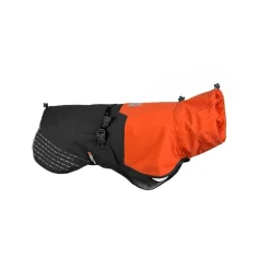 Non-stop Dogwear Fjord Raincoat - Sort/Orange< Hund
