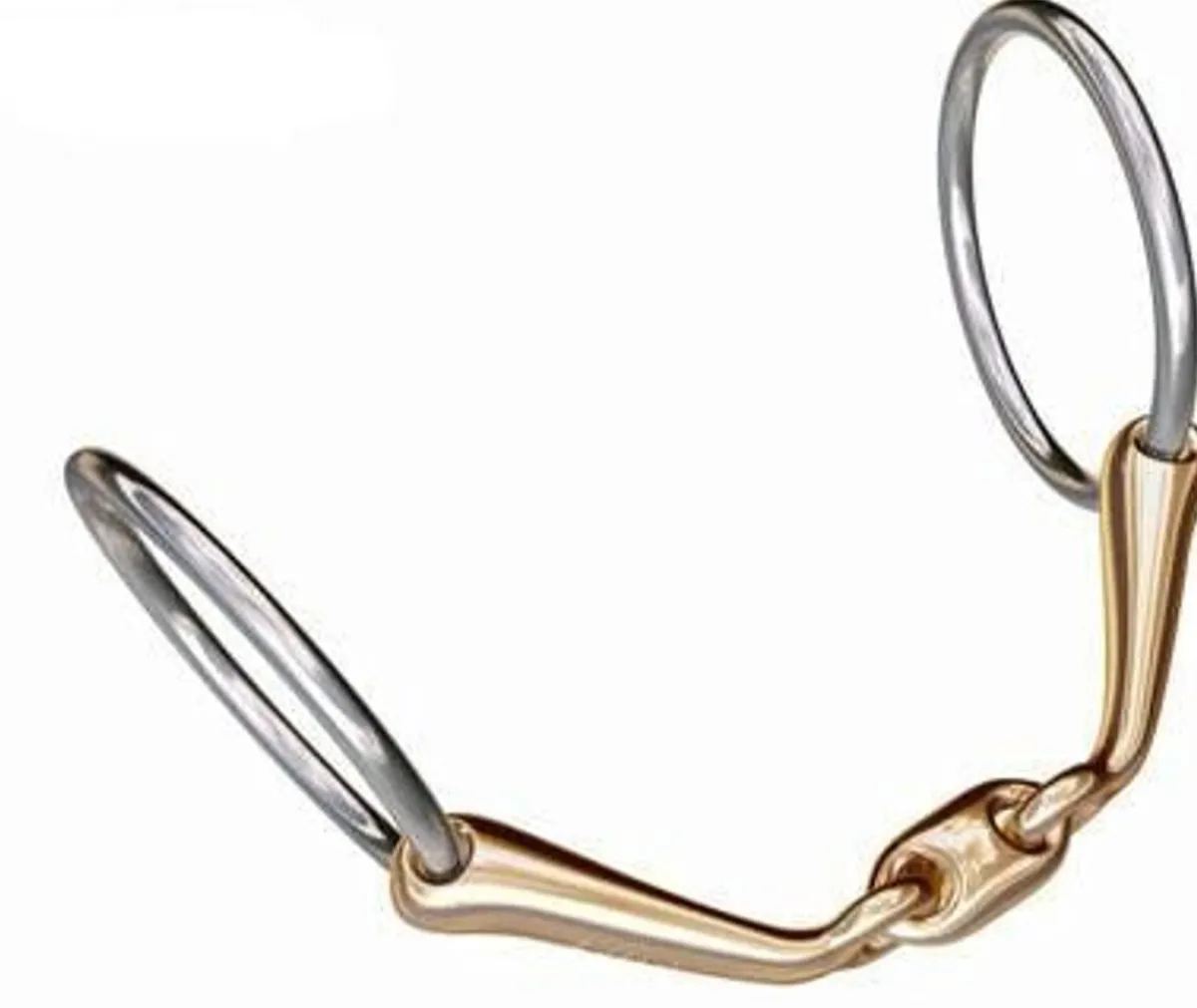 Neue Schule NS Starter bridong 14 mm med 55 mm ringer< Kandar Og Bridongbitt