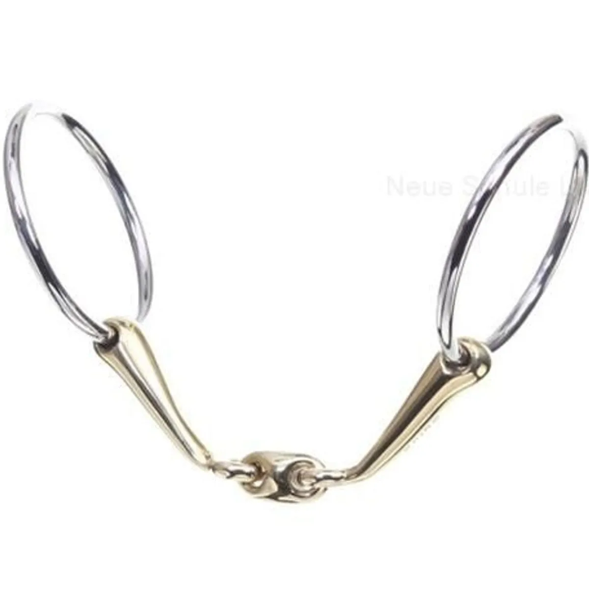 Neue Schule NS Starter bridong 14 mm med 55 mm ringer< Kandar Og Bridongbitt