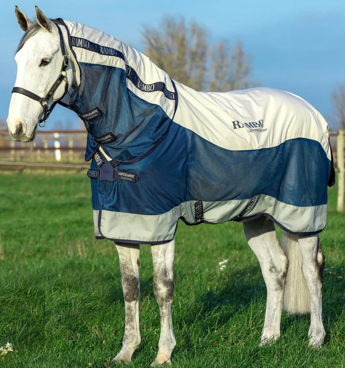 Horseware Ireland Rambo Summer Series - 0gr Disc Front< Regndekken