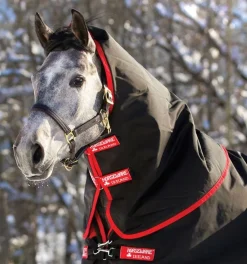 Horseware Ireland Rambo Supreme Hals 250g - Sort/rød< Tilbehør Til Dekken