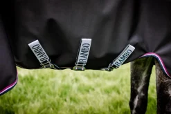 Horseware Ireland Rambo Supreme T/O - VL medium 250g Navy/Burgunder< Regndekken