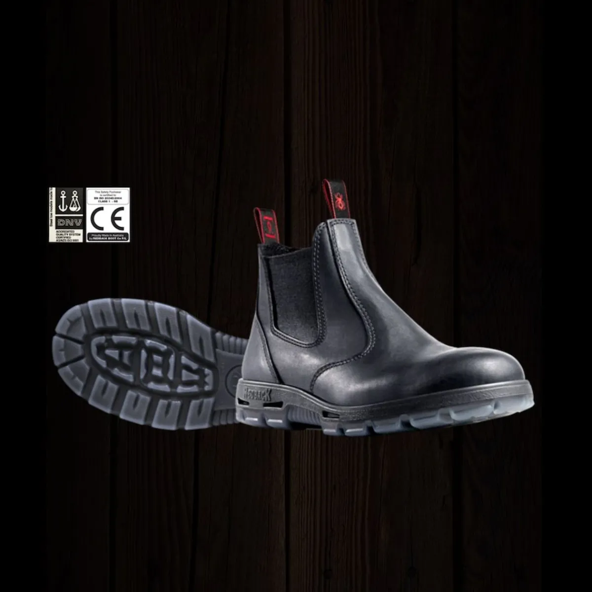 Redback Ridesko m/stålkappe< Ridesko