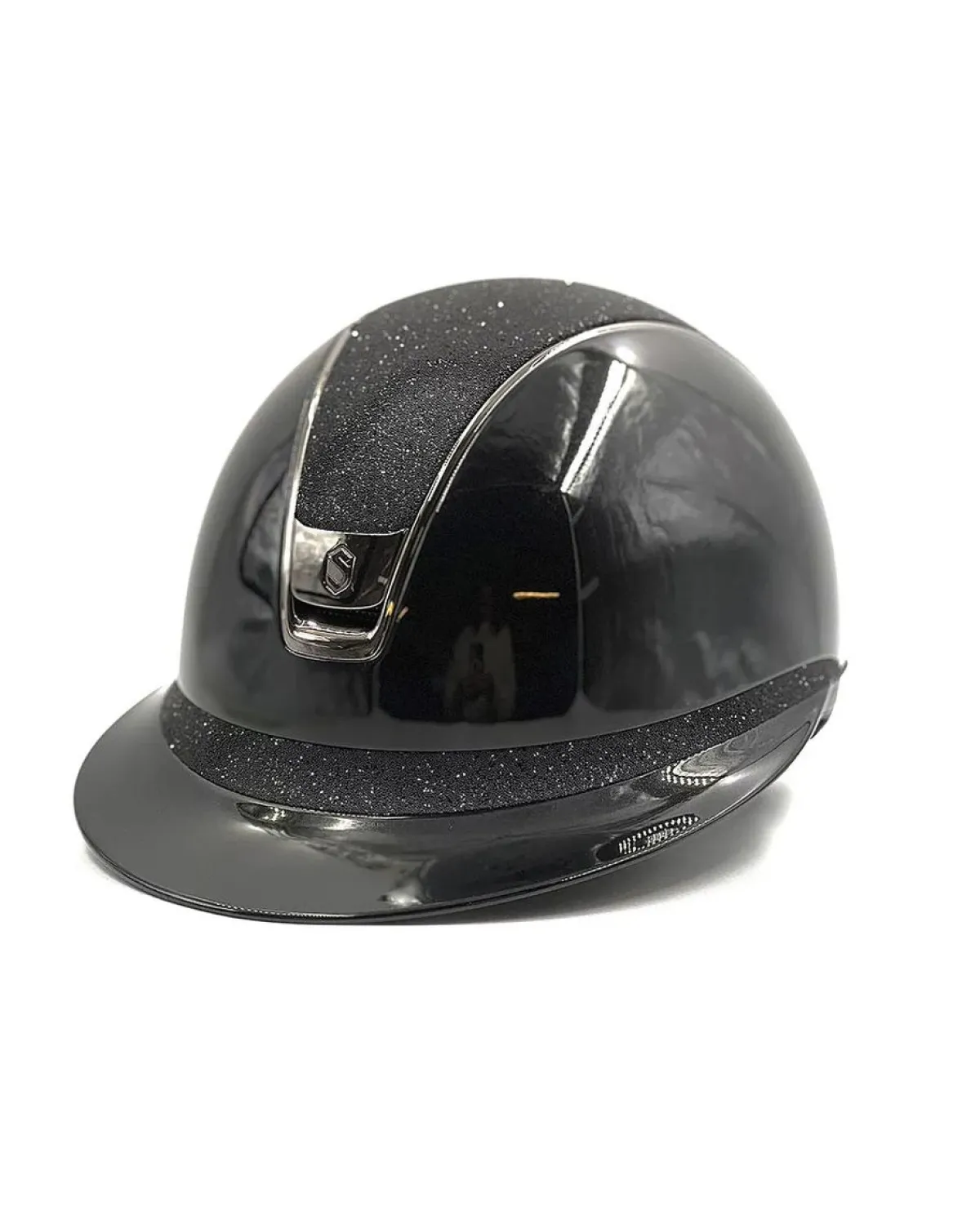 Samshield Miss Shield 2.0 Glossy Crystal Fabric Chrome< Ridehjelm