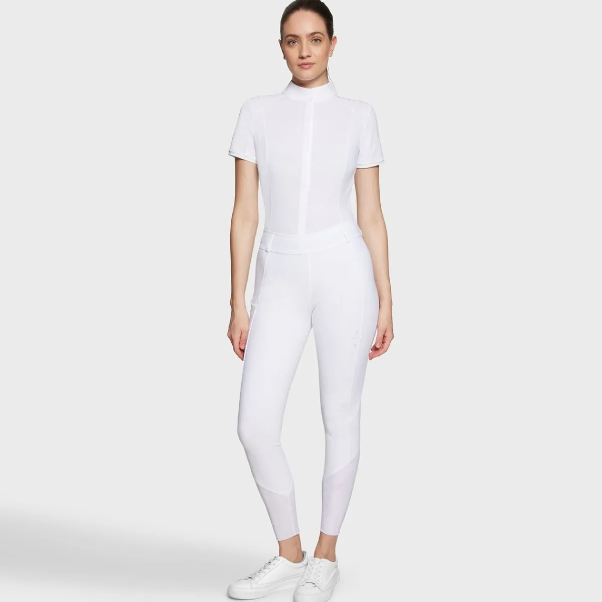 Samshield Tallia Full-Grip - Hvit< Ridebukser Til Dame