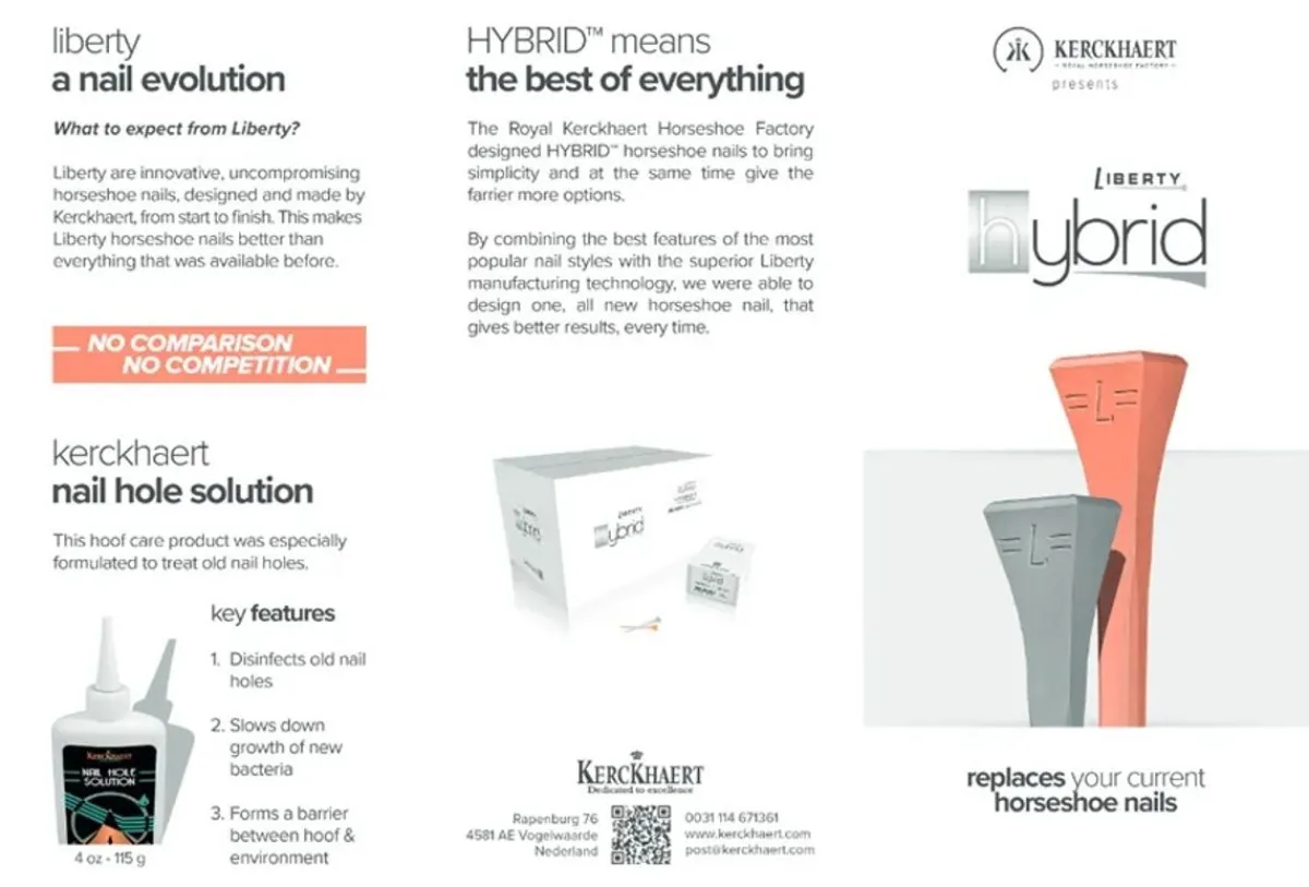 Kerckhaert Søm Liberty Hybrid - 250stk< Hestesko Og Tilbehør