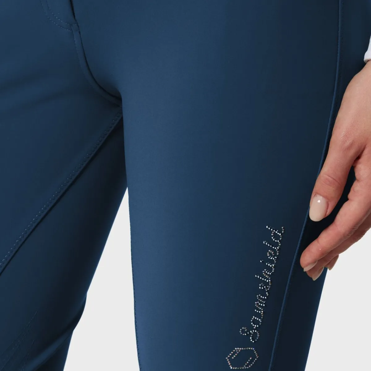 Samshield SS25 Adele Kne-Grip - Celestial Blue< Ridebukser Til Dame