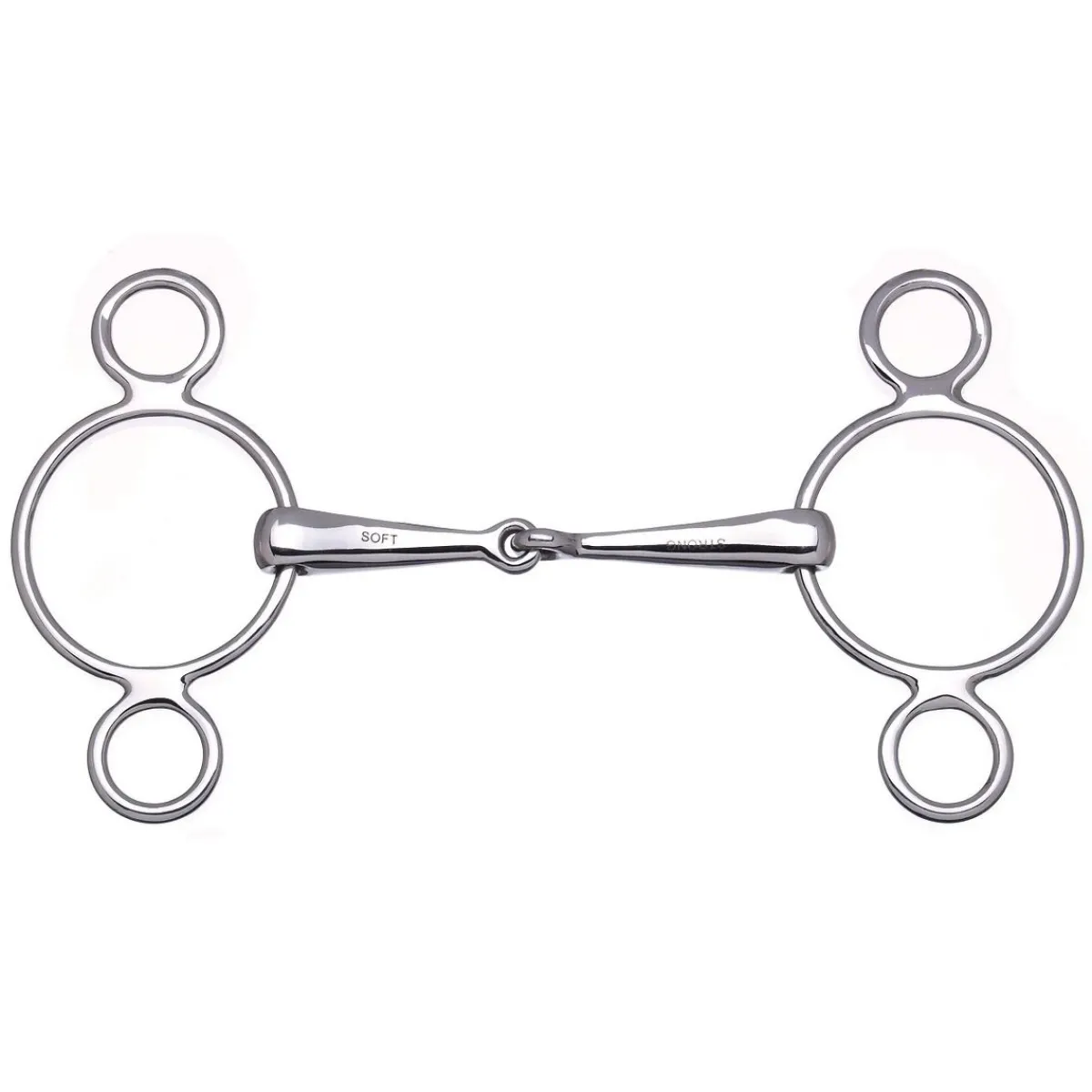 Heimer Stubben 2IN1 3 ring Gag todelt< Kombinasjonsbitt