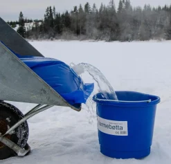Heimer Varmebøtte 20L inkl omformer - Blå< Fôring Og Vanning