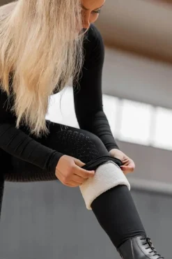 Zaczess Winter Teddy Tights Knegrip< Ridetights Til Dame