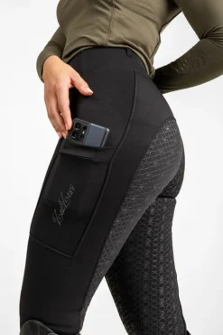 Zaczess Winter Teddy Tights Knegrip< Ridetights Til Dame